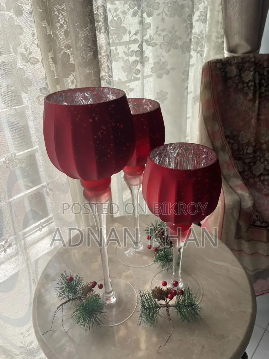 Glass Candle Holder