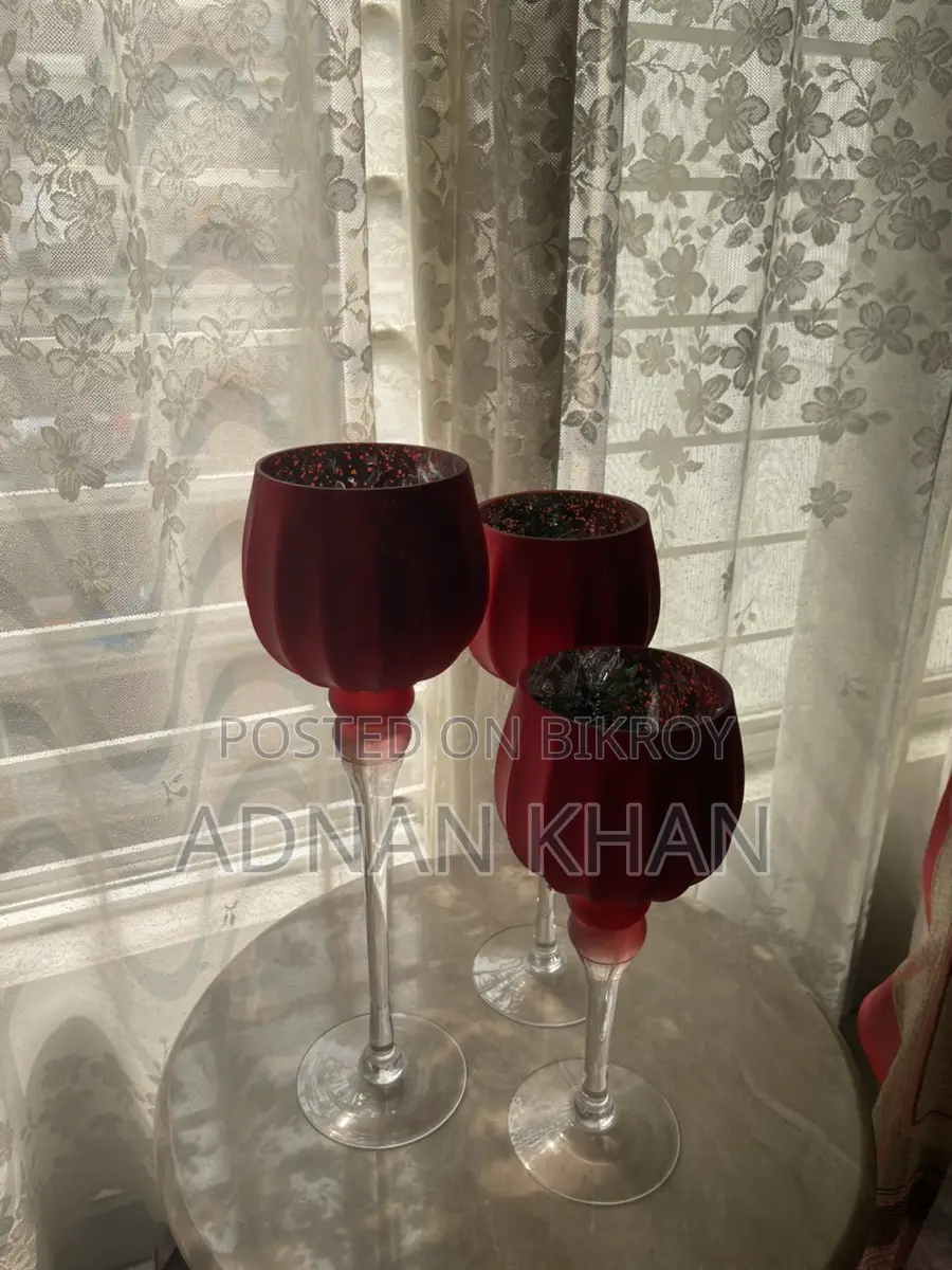 Glass Candle Holder
