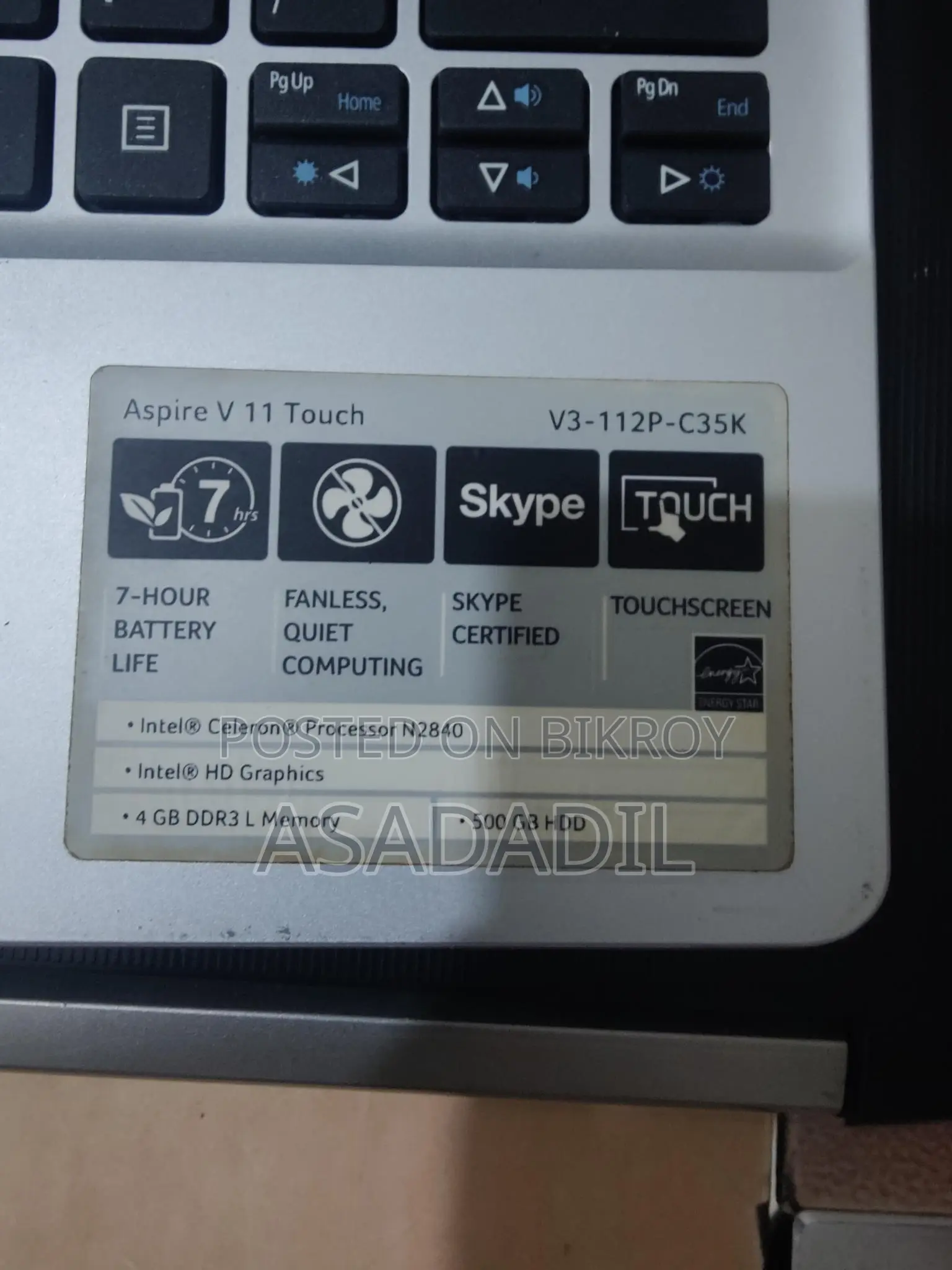 Acer Aspire5 -12 GB RAM