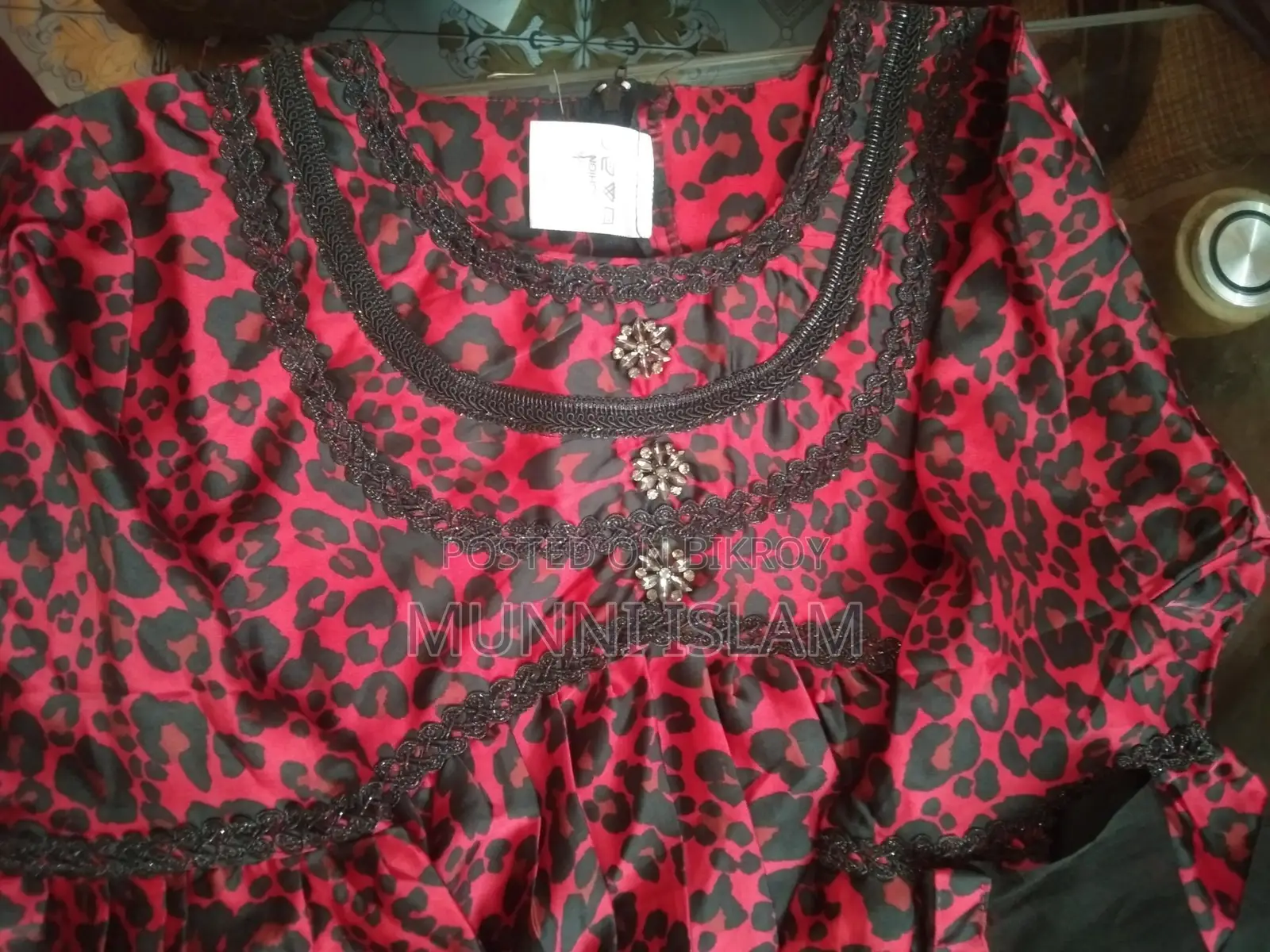 Red & Black Dress