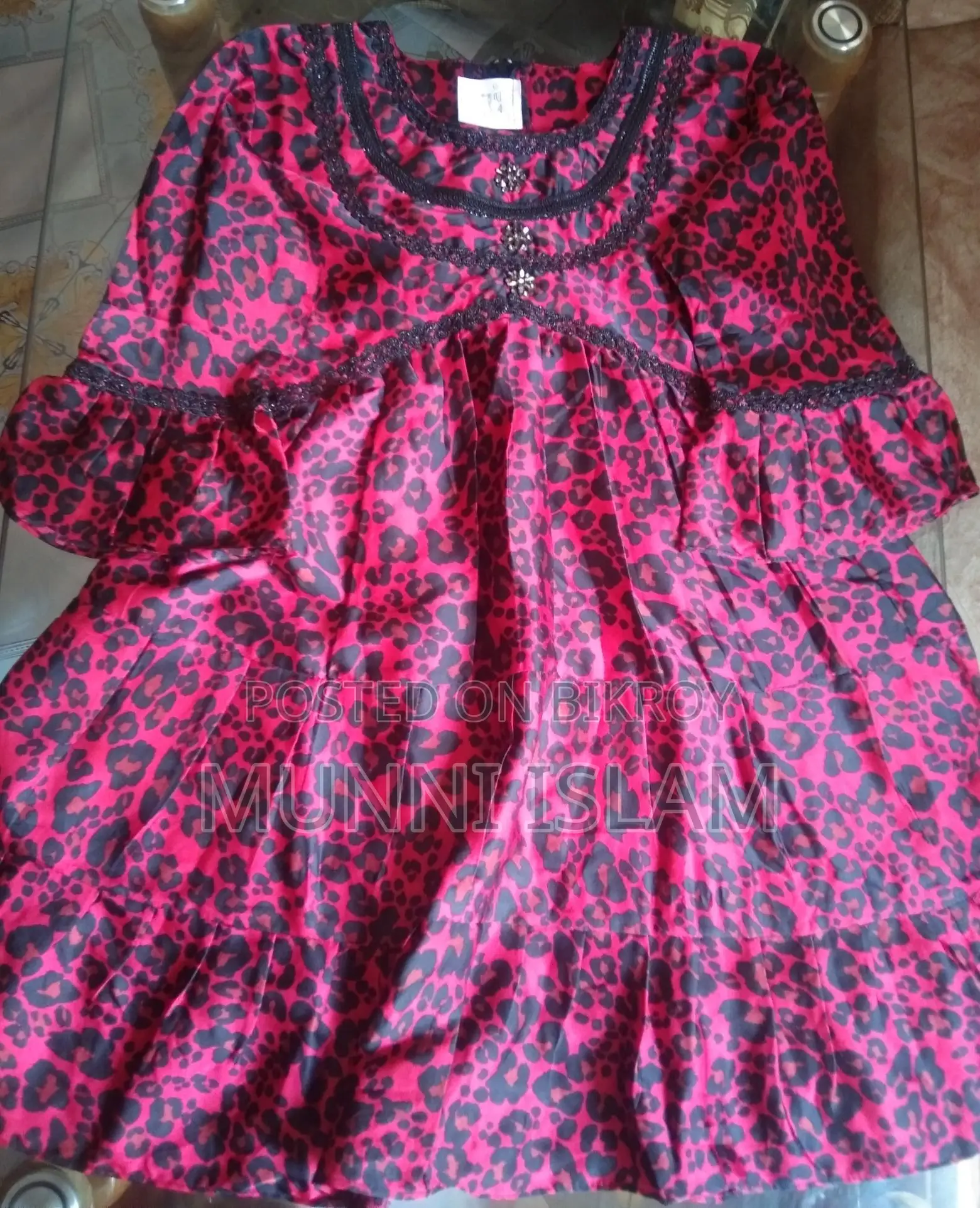 Red & Black Dress