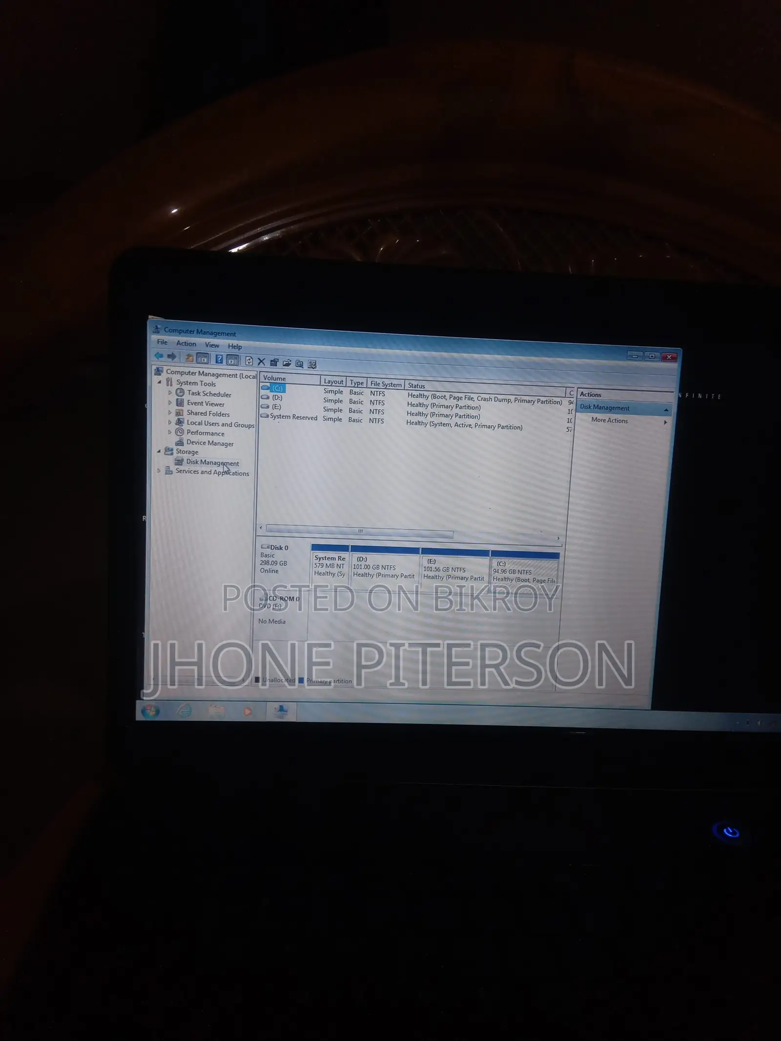 Laptop HP EliteBook 2530P 4GB Intel Core i3 HDD 256GB