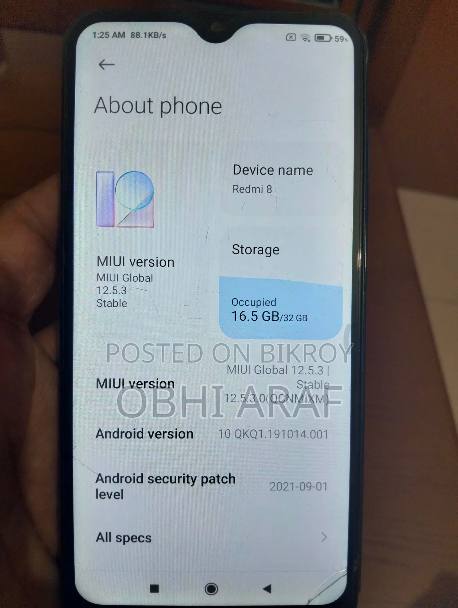 Xiaomi Redmi 8 (Used)
