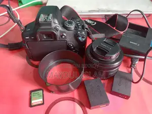 Canon 750D With 50mm STM Prime Lens 1ta Battery Charger Memory.