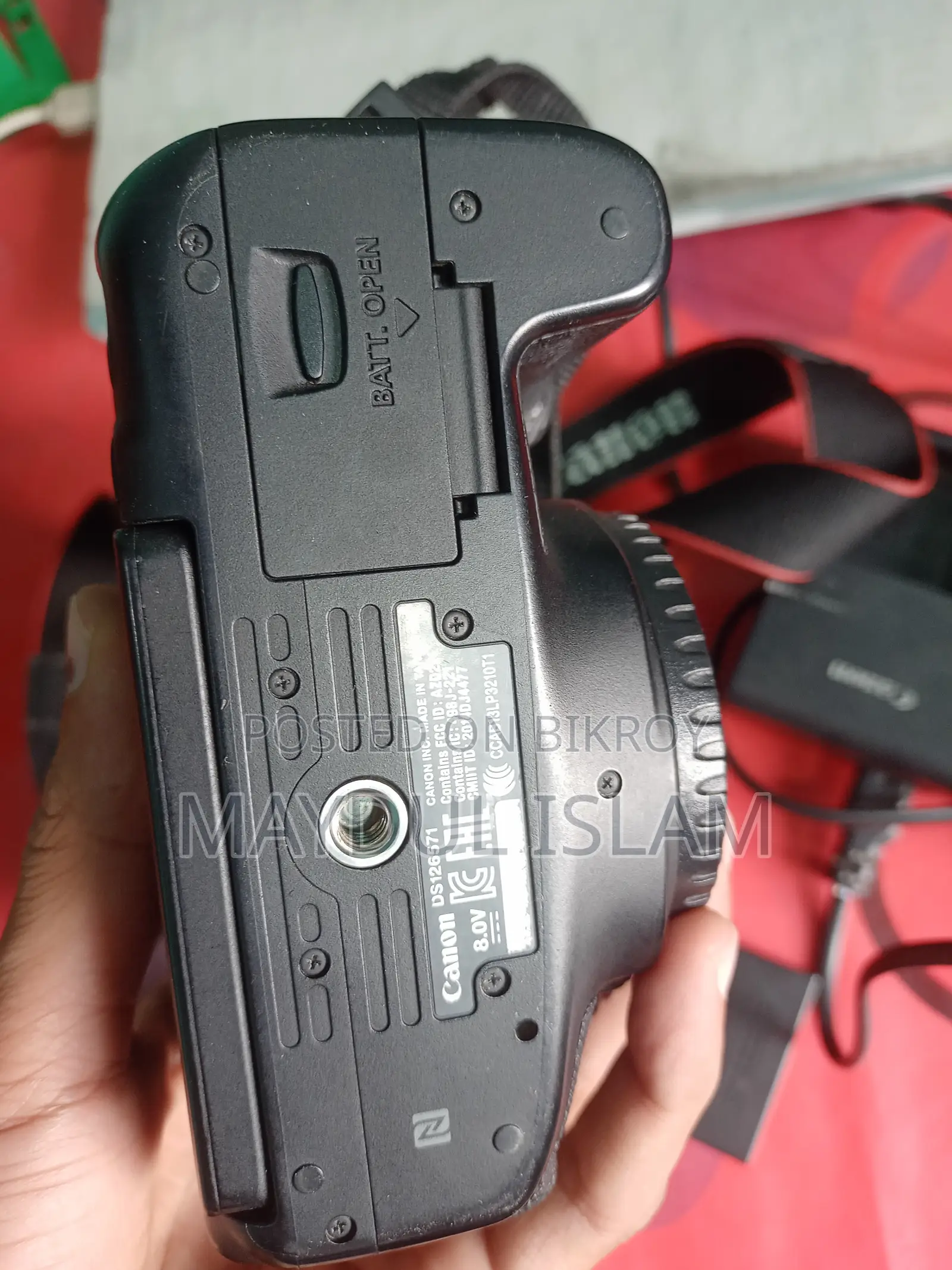 Canon 750D With 50mm STM Prime Lens 1ta Battery Charger Memory.