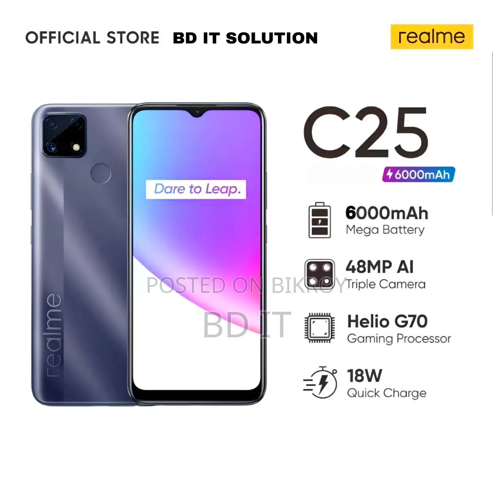 Realme C25 4+128 (Used)