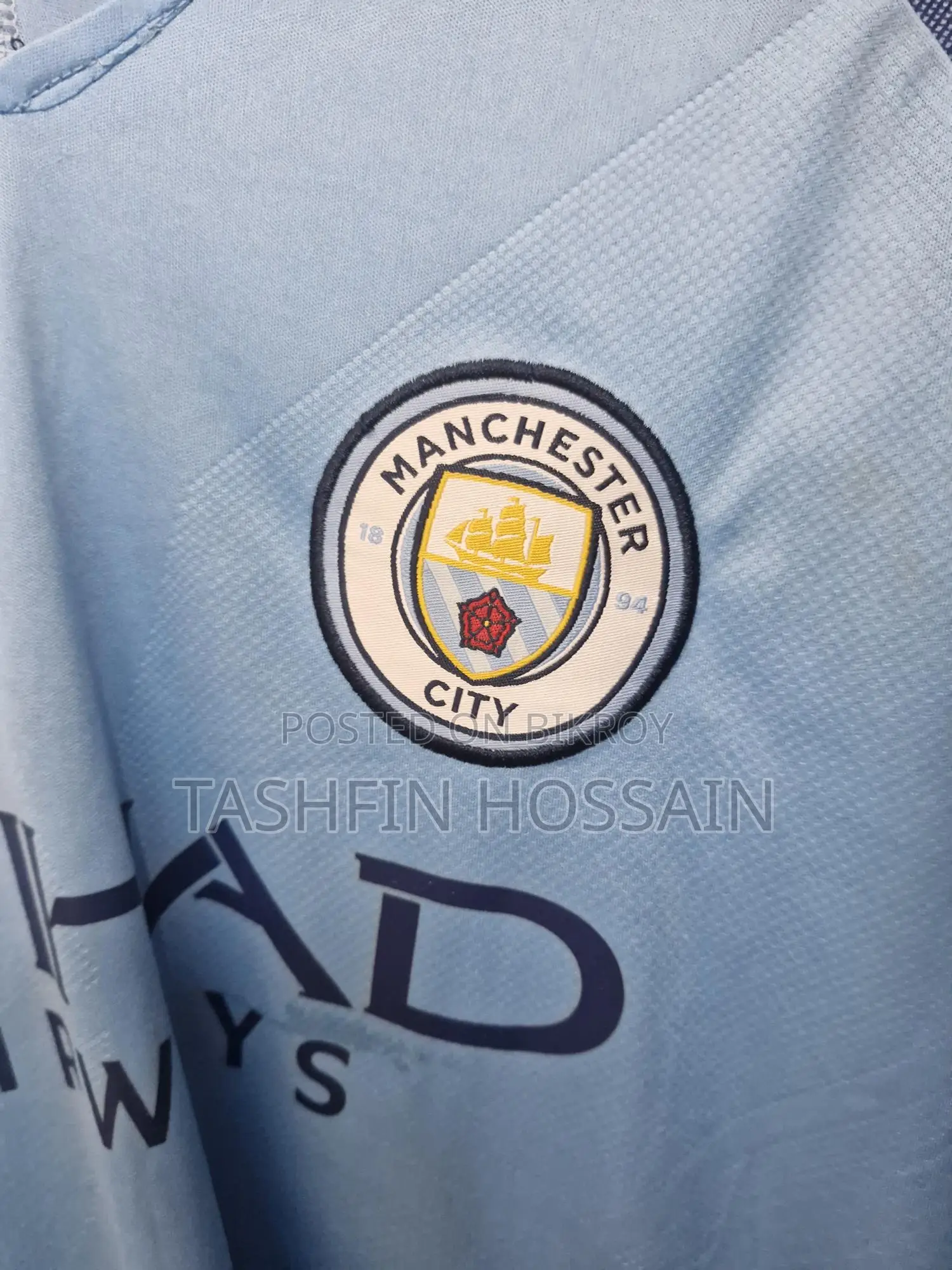 Man city retro jersey