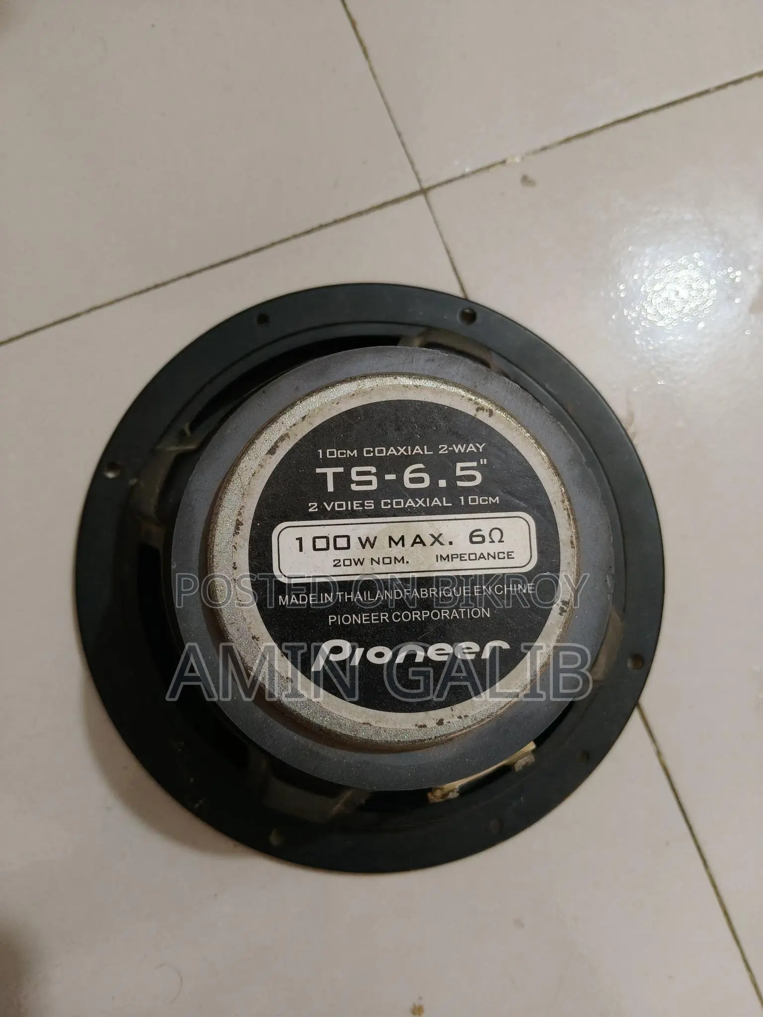 6 Inch 2 Speakers with Cabinet and Twitter