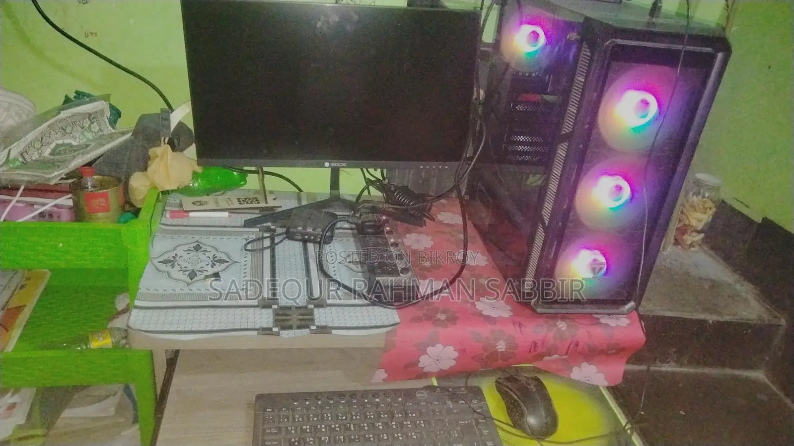 Desktop Pc + Monitor Sell | 16gb RAM SSD Ready to Use