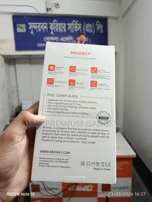 Mossily Premium Full-glue Tempered Redmi Note 14 Pro