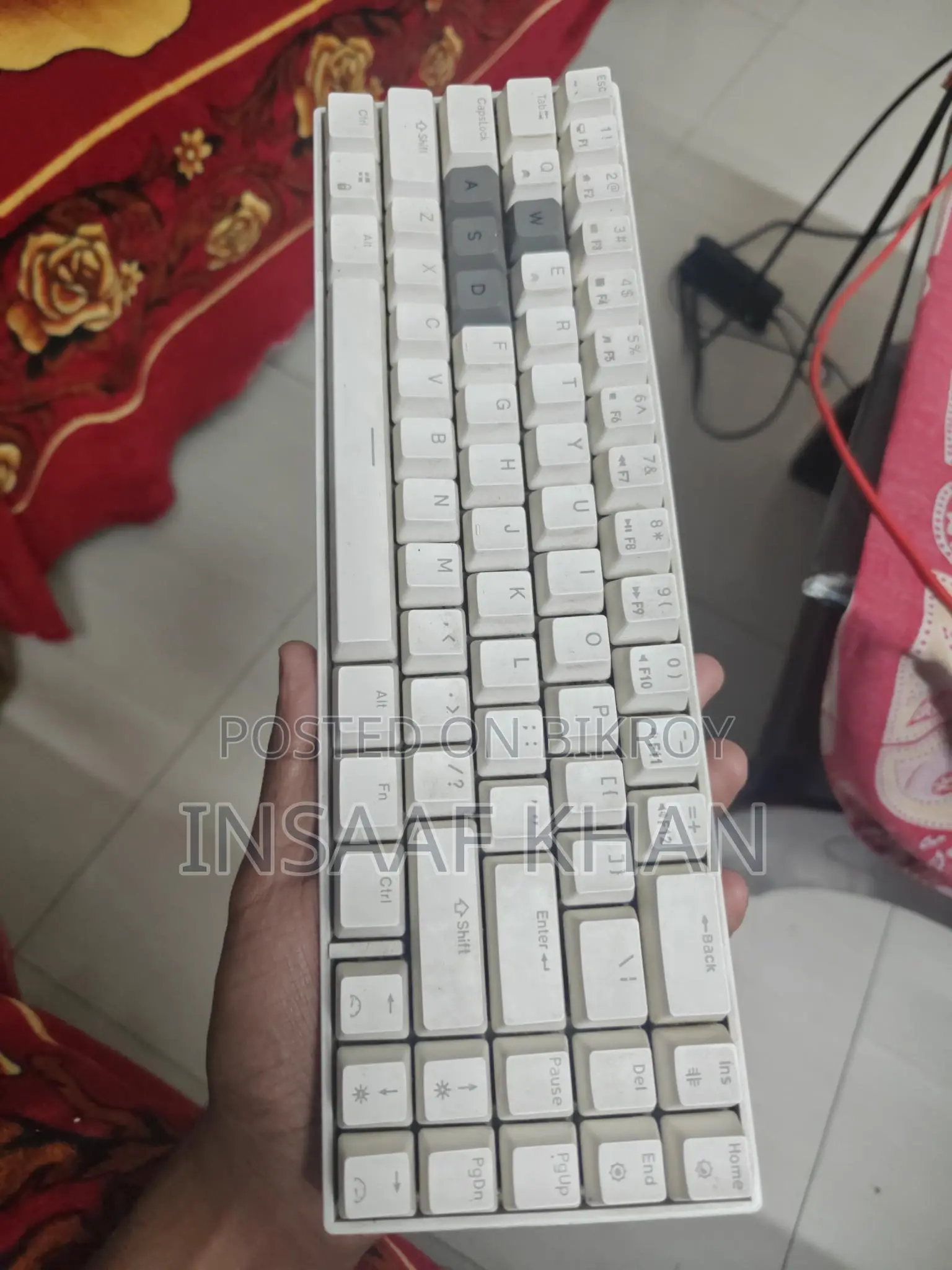 RK71 Mechanical RGB game keyboard | Bluetooth+cable: dual mode