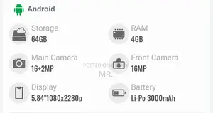 Huawei Nova 3e . (Used)