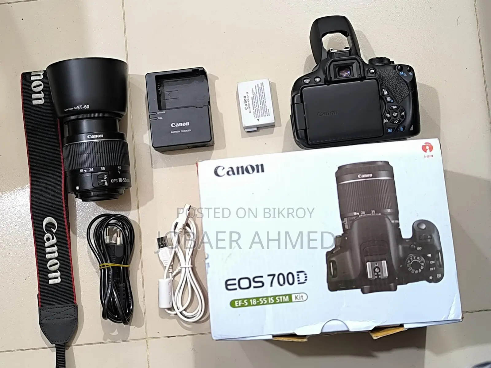 Canon EOS 700d (বক্স সহ) Made in Japan লেন্স সহ ফুল সেটাপ বিক্রি হবে