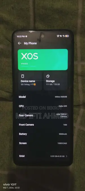 Infinix Note 30 8/128 gb (Used)
