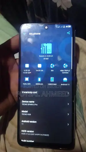 Tecno Spark 8 Pro (Used)