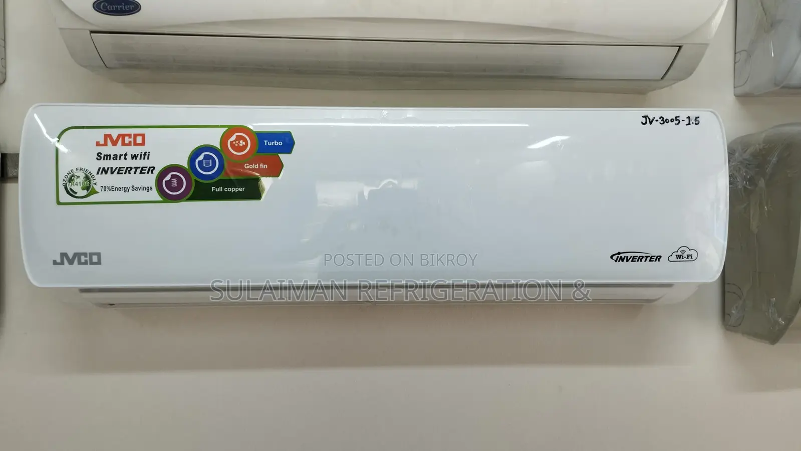 JVCO Smart Wi-Fi Inverter AC (1.5 Ton) for sale