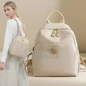 Womens Backpacks Designer High Quality Soft Nylon Simple Fashion Bag