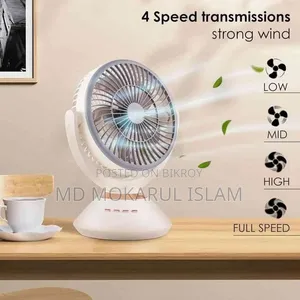 Jy-2570 9.4 Inch High Speed Rechargeable Table Fan Jy Super Jy-2570