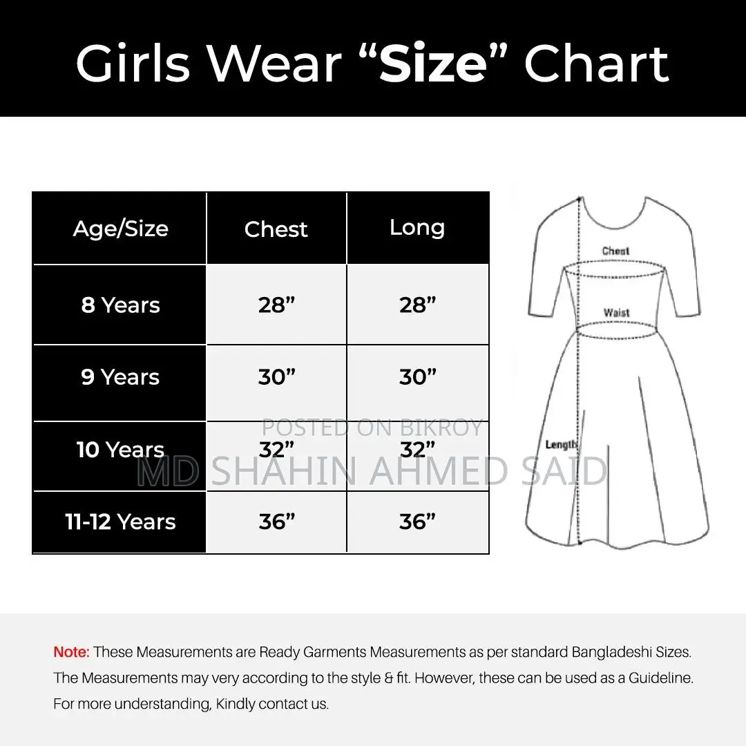 Dress For 8-12 Years