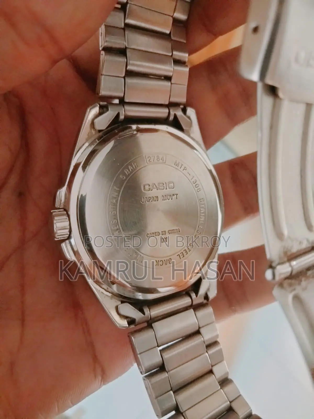 Casio Mtp-1308d-1a2vdf Silver Stainless Steel Strap Watch for Men