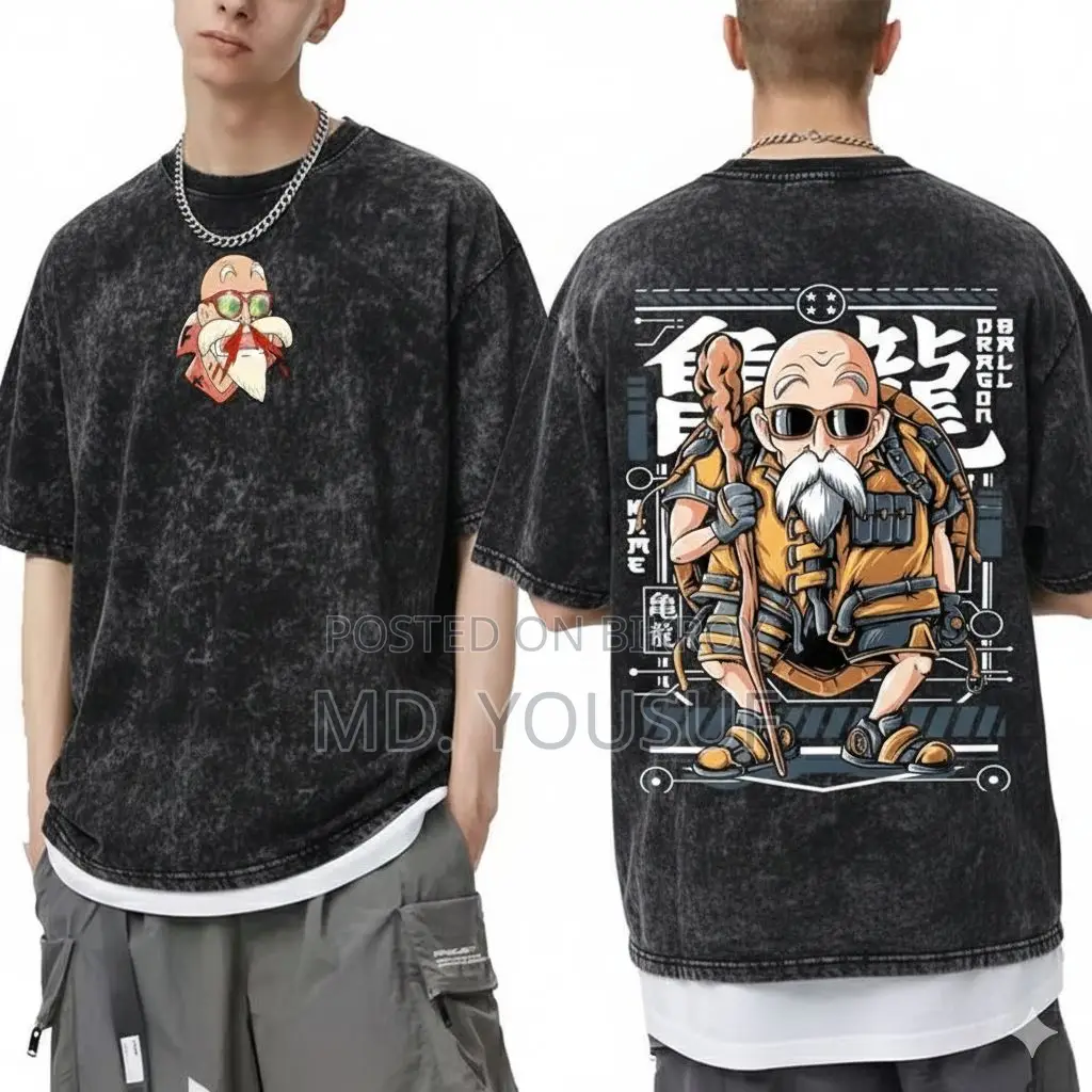Premium Acid Wash Drop Shoulder T-shirt