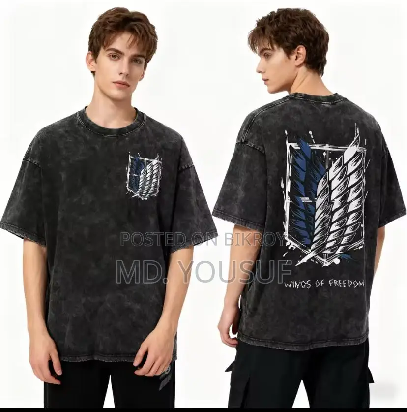 Premium Acid Wash Drop Shoulder T-shirt