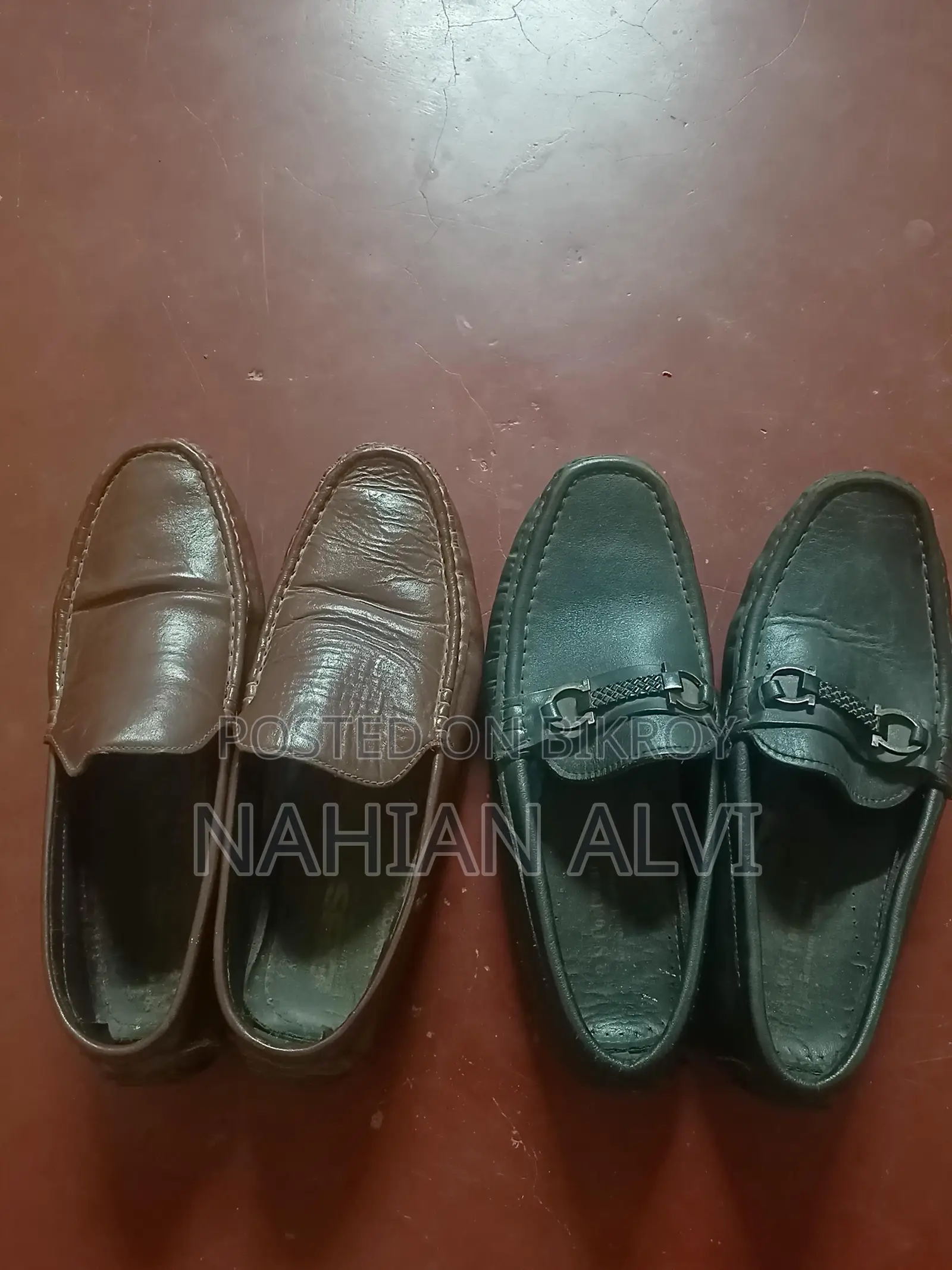 কালো এবং বাদামী লোফার কম্বো সাইজ ৪২-৪৩