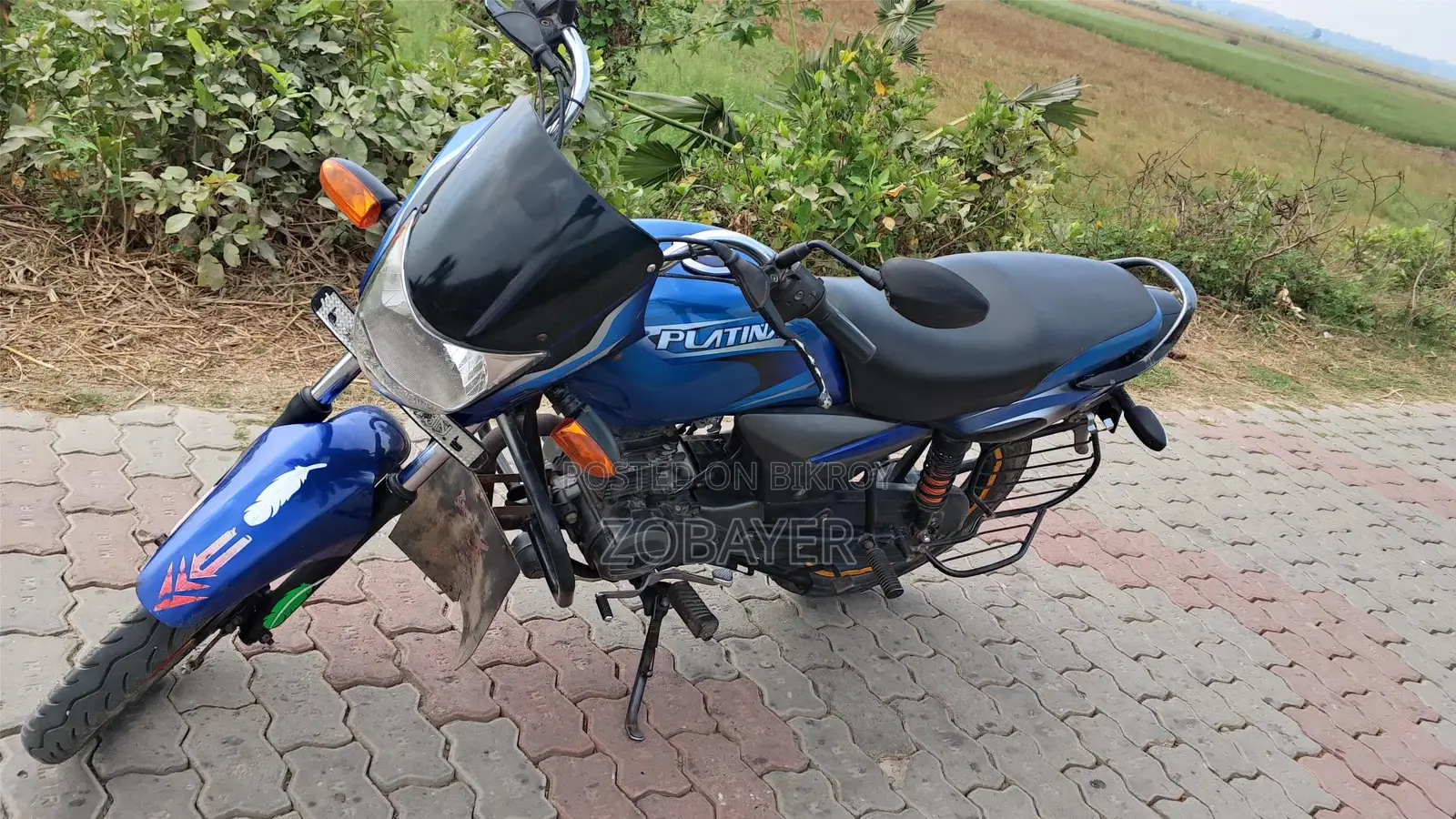 Bajaj Platina 100 2014 Blue