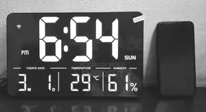 Wi-fi Smart Digital Wall Clock, Wifi Clock