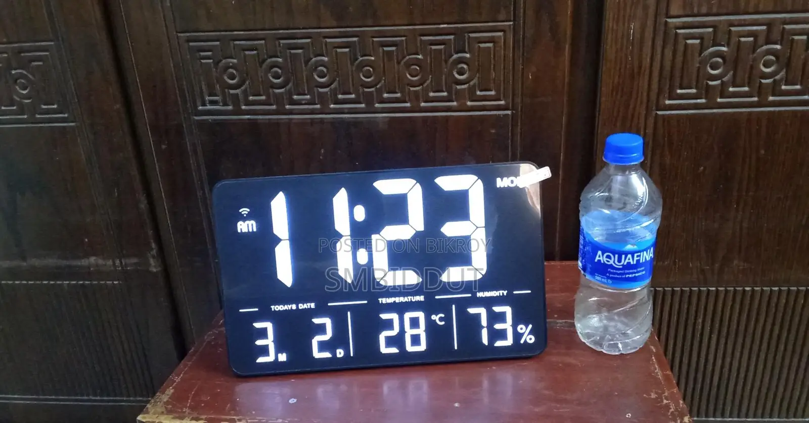 Wi-fi Smart Digital Wall Clock, Wifi Clock