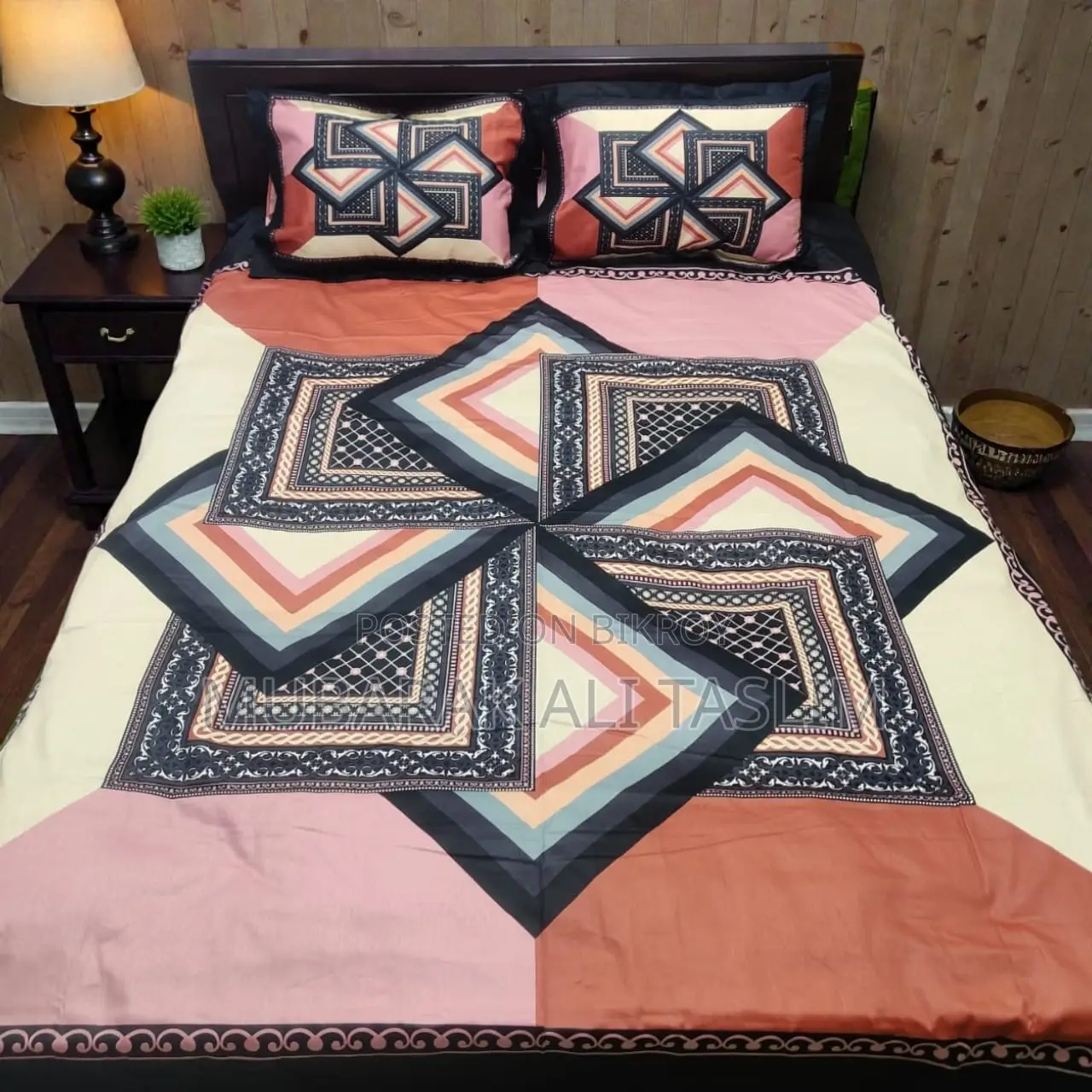Panel Cotton Bed-sheet
