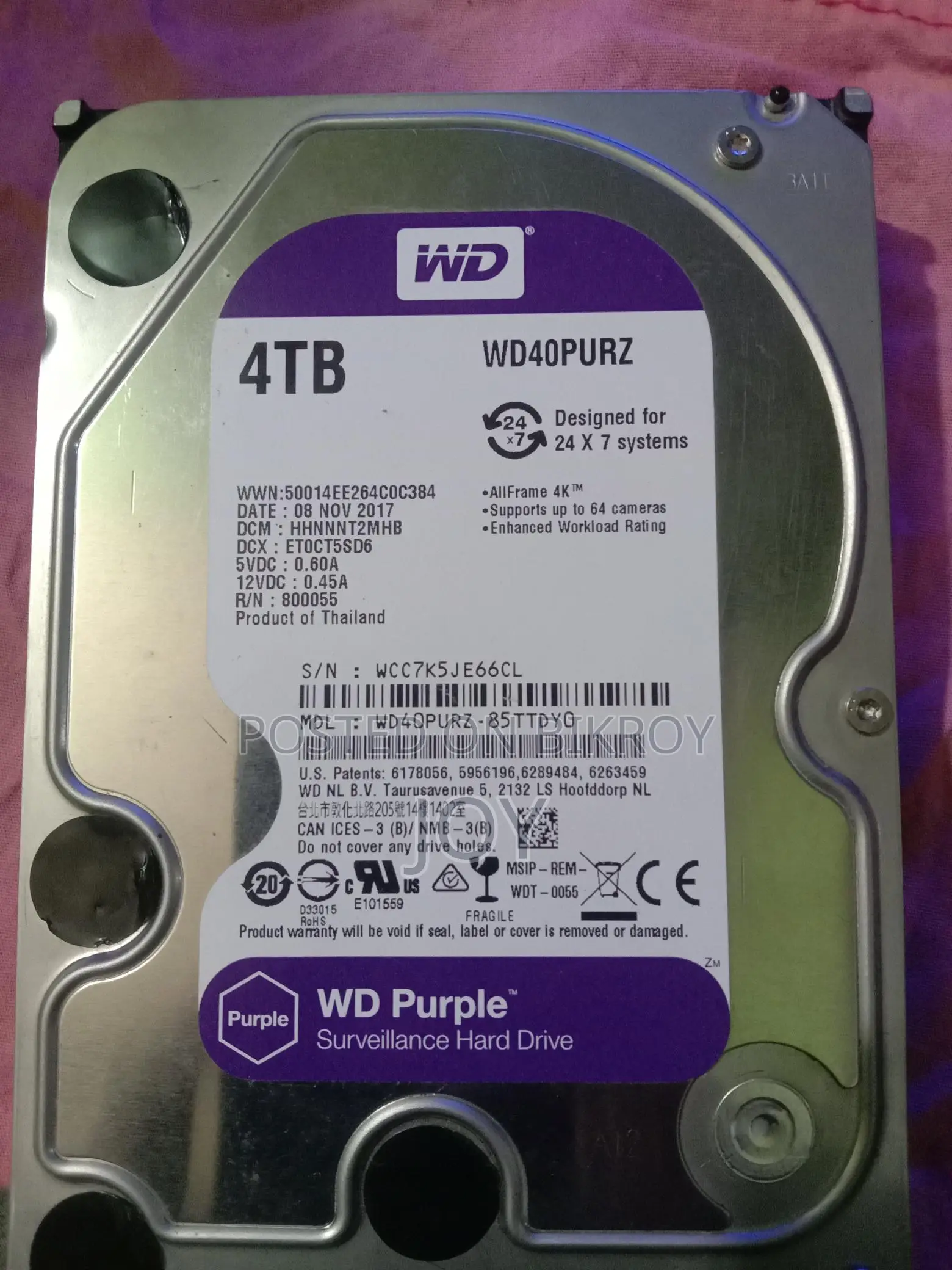 4TB Western Digital Hard Drive