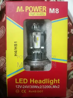 M8 LED হেডলাইট
