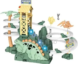 Dinosaur Chasing Race Track Slide Game