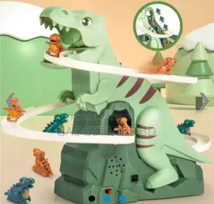 Dinosaur Chasing Race Track Slide Game