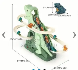 Dinosaur Chasing Race Track Slide Game