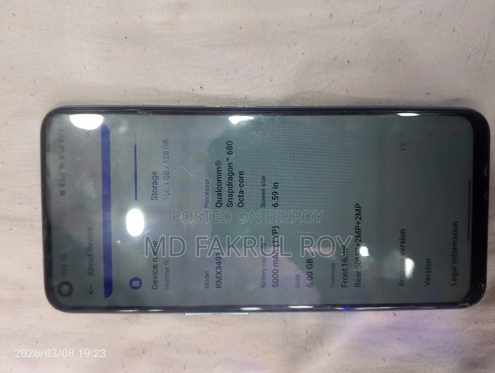 Realme 9i ` (Used)