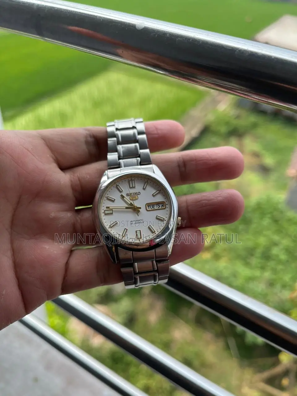 Seiko5 Snke83. White Dial