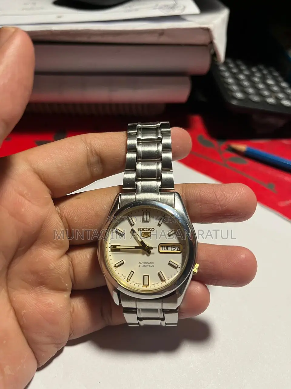 Seiko5 Snke83. White Dial