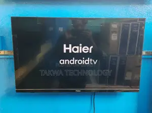 Haier-32" Inche Android TV Framless Voice Control 2+16GB
