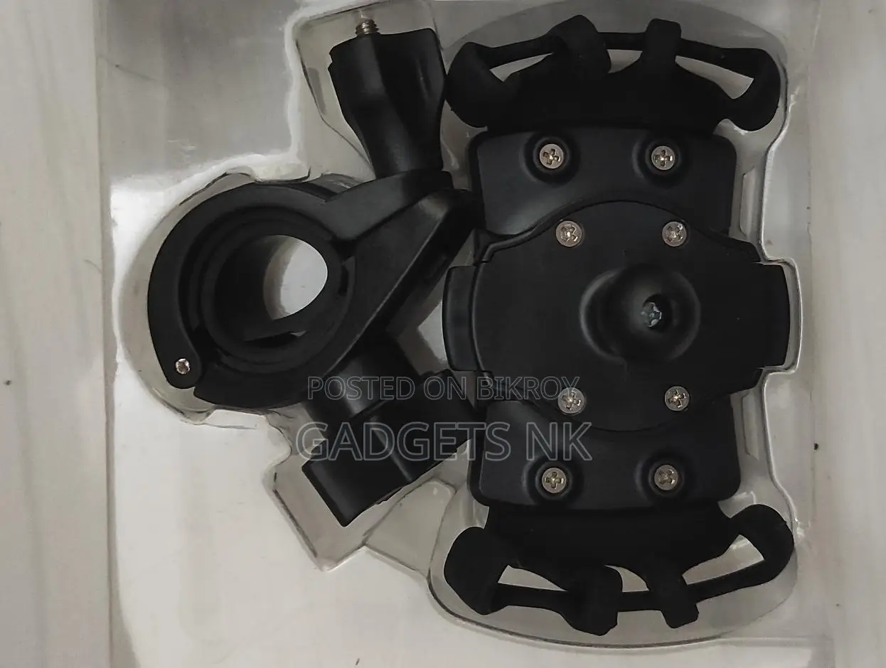 360 Degree Rotation Adjustable Bicycle Phone Holder.