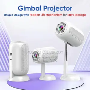 TS-6 MINI PROJECTOR 4K ULTRA HD with Hidden Gimbal