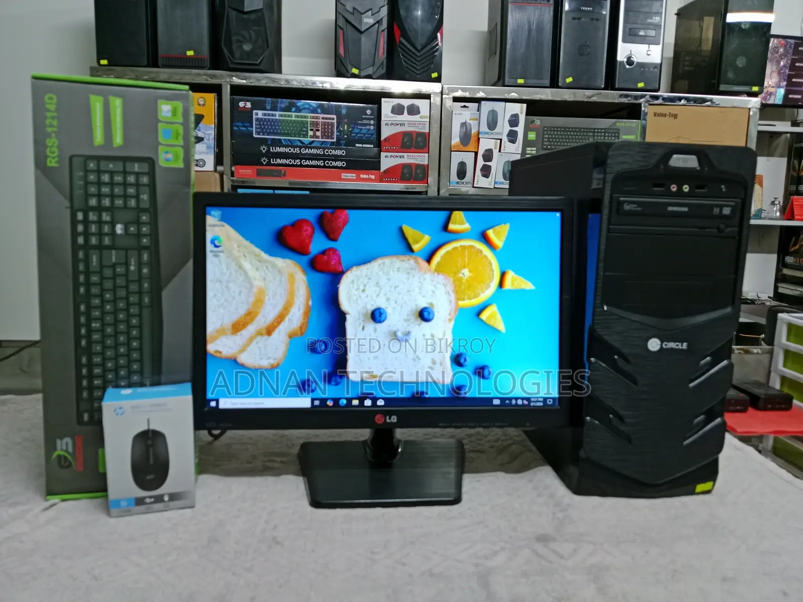Desktop Computer 4GB Intel Core I3 HDD 500GB