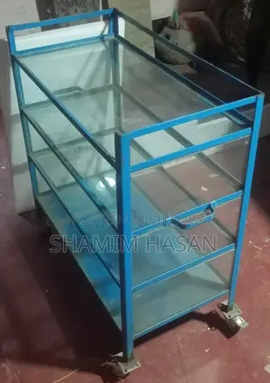 ভাজাপোড়া বিক্রি করার ৩ সেল বিশিষ্ট ট্রলি কাউন্টার একদম ফ্রেশ কন্ডি