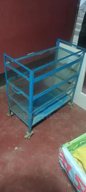 3-Cell Fried Food Trolley Counter in Fresh Condition
