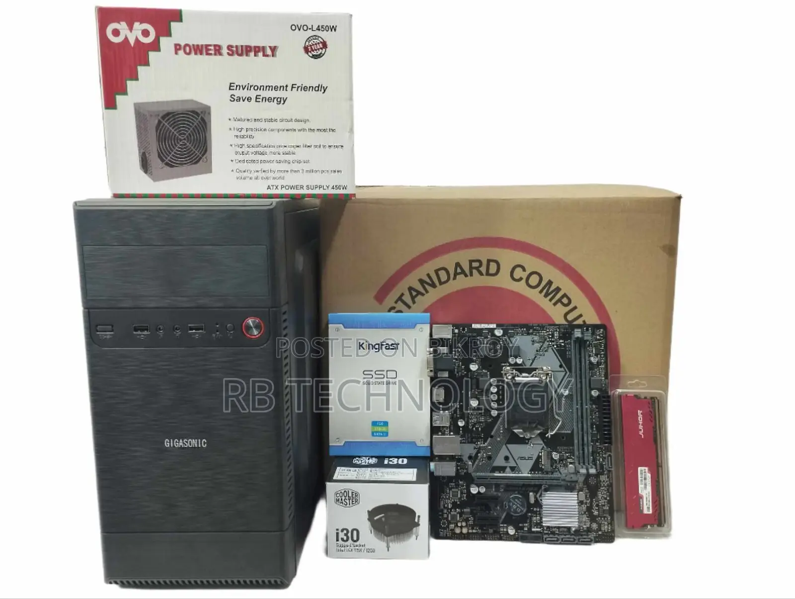 Core i3-8th Gen PC 8GB DDR4 & 128GB SSD warranty 3 year