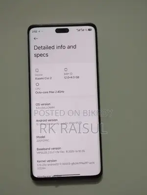 Xiaomi Civi 2 . (Used)