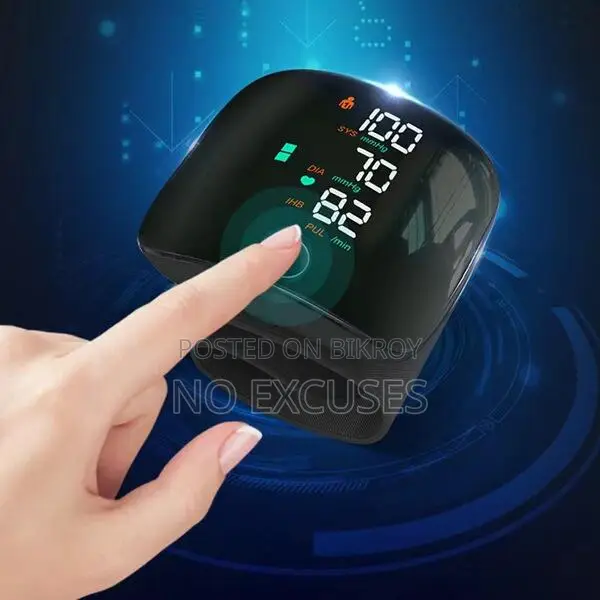Automatic Wrist Blood Pressure Monitor with LED Display