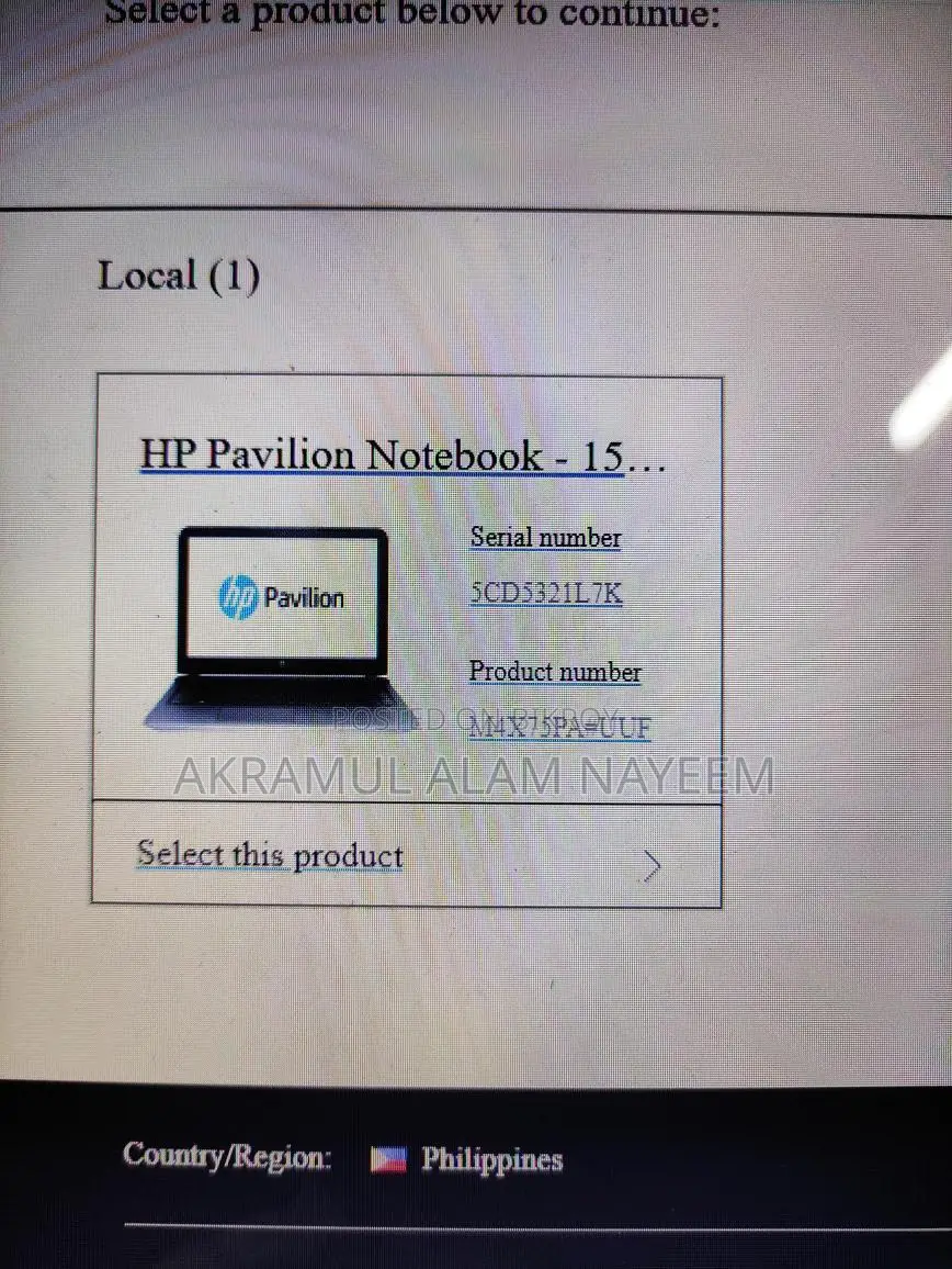 HP Pavilion 15 Laptop - Intel Core i5, 4GB RAM, 512GB HDD