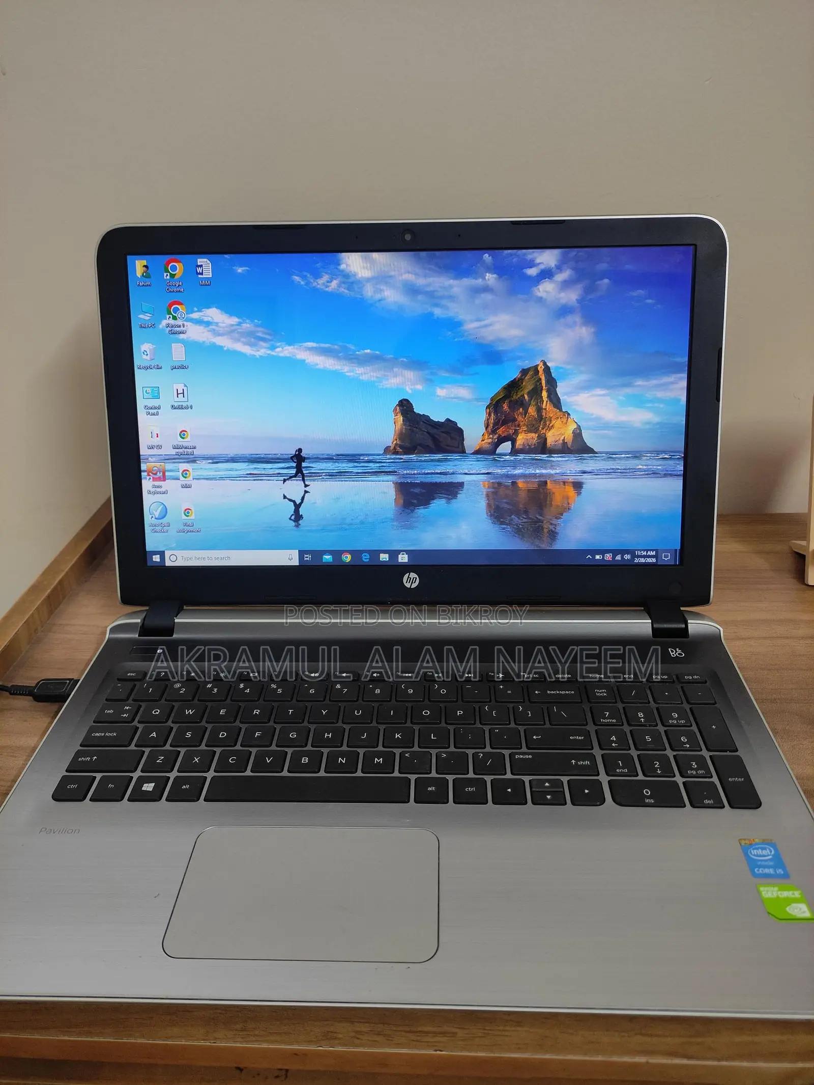 HP Pavilion 15 Laptop - Intel Core i5, 4GB RAM, 512GB HDD